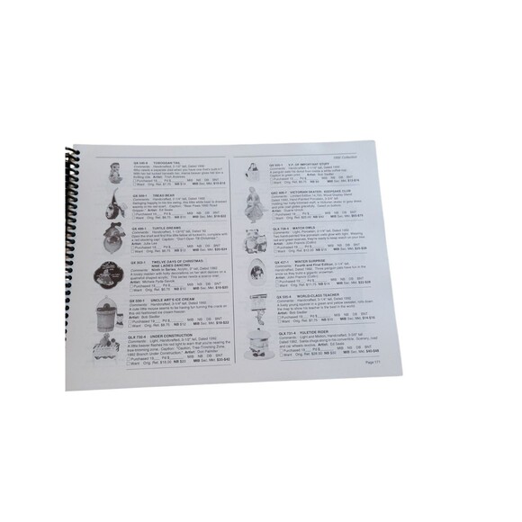 Hallmark Ornaments 1995 - Price Book By Rosie Wells - Picture 4 of 6